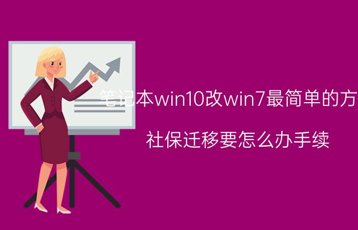 笔记本win10改win7最简单的方法 社保迁移要怎么办手续？